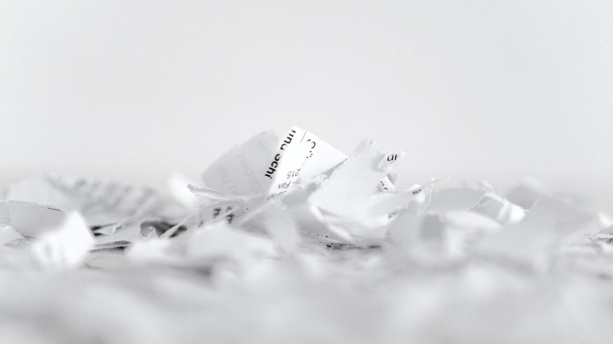 Shredded paper
