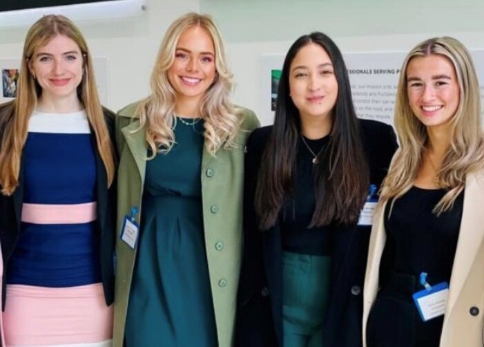 2022 Interns group picture in business attire