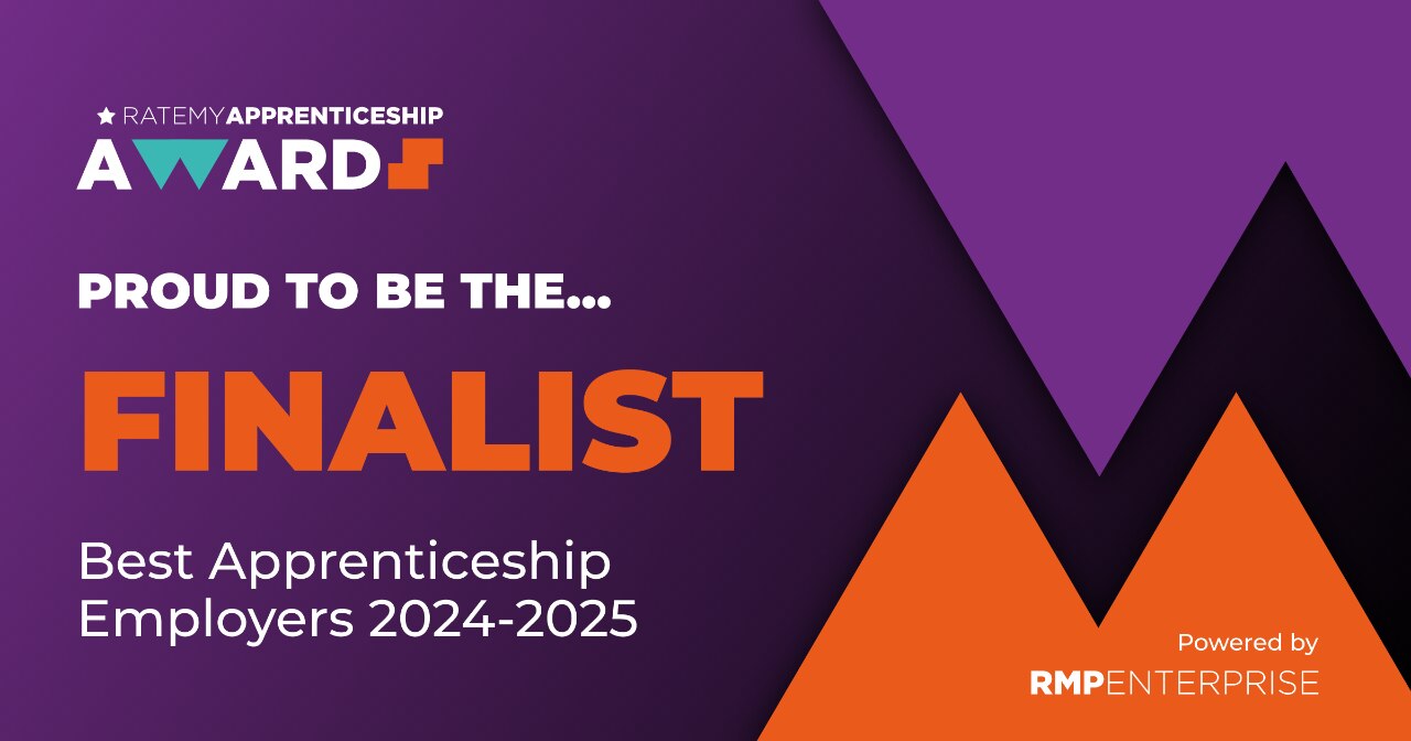 RateMyApprenticeship Best 100 Employers for 2024-25 Award Logo