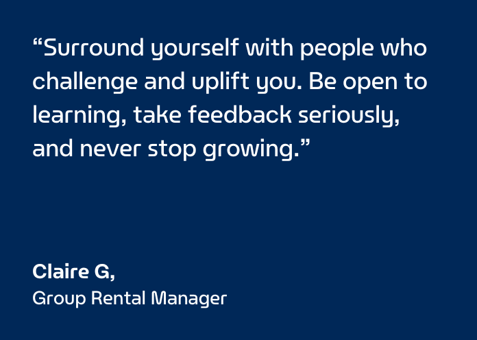 Quote from Enterprise Mobility Group Rental Manager on Career Growth