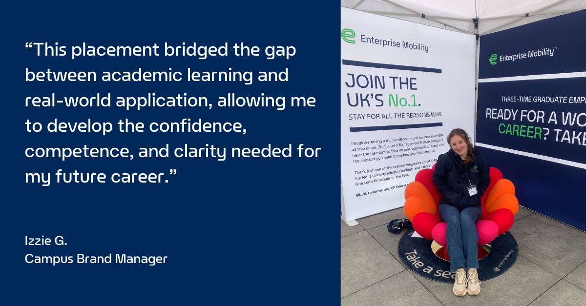 Izzie sitting on a round colourful chair