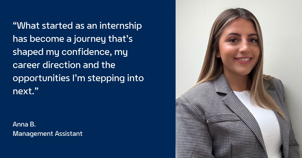 Management Assistant, Anna B., at Enterprise Mobility quote from blog